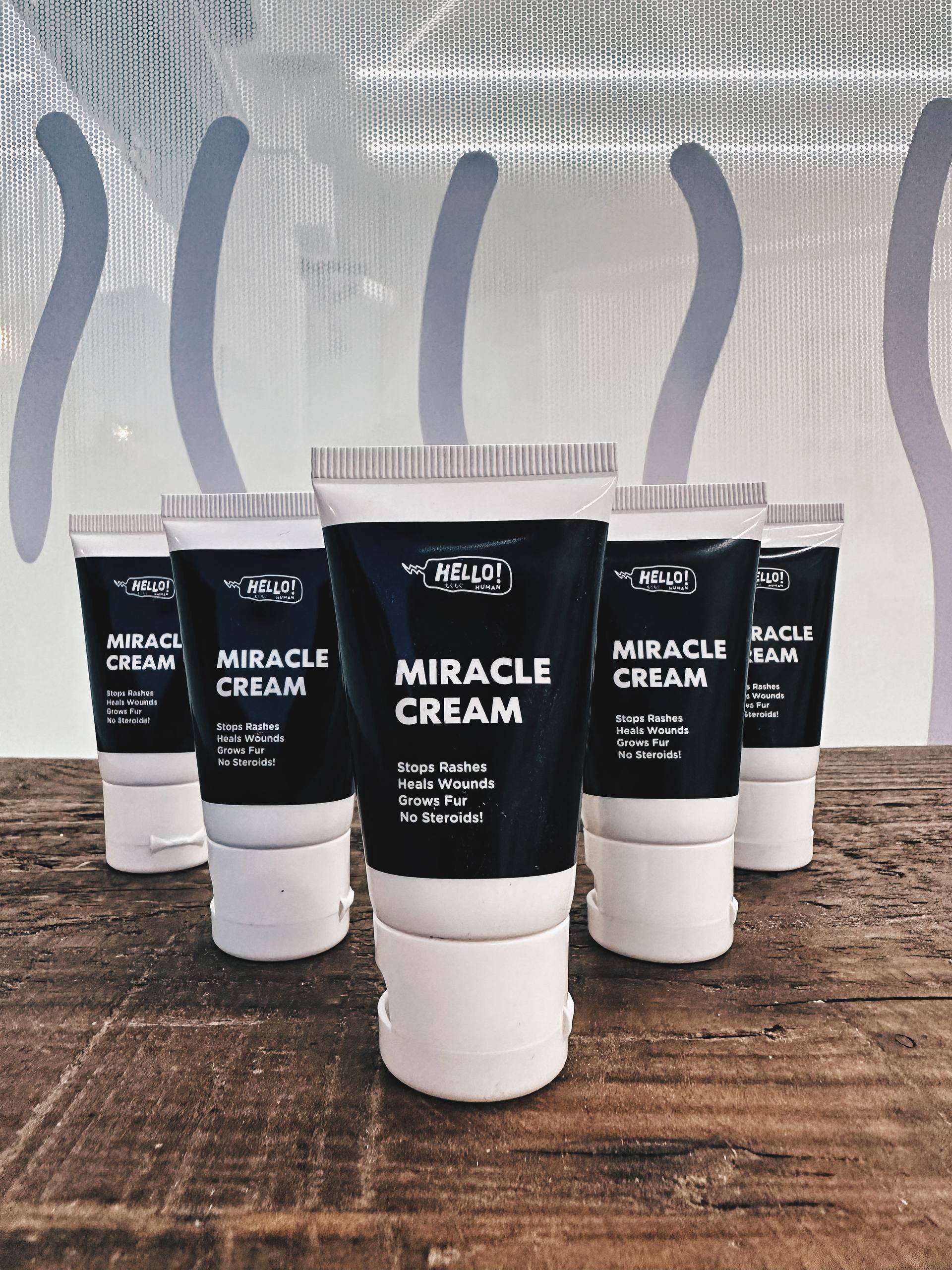 Hello Human Miracle Cream tubes