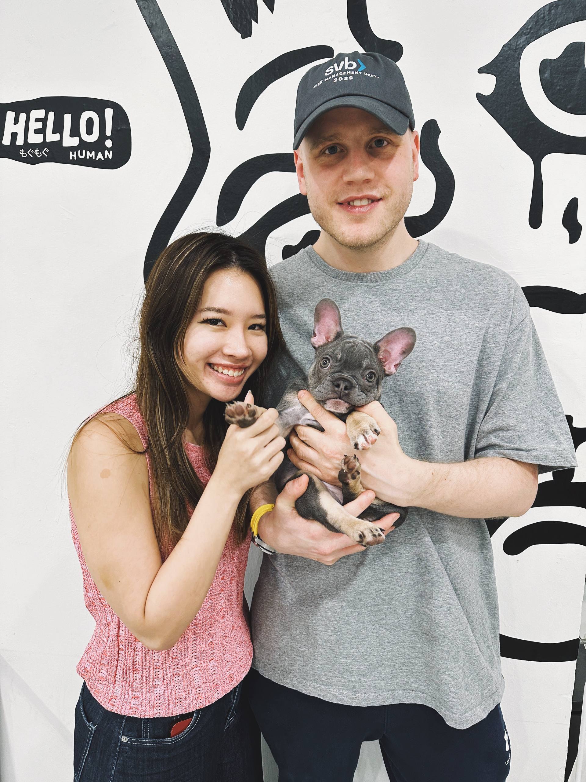 Hello Human puppies and kittens owner portrait 1
