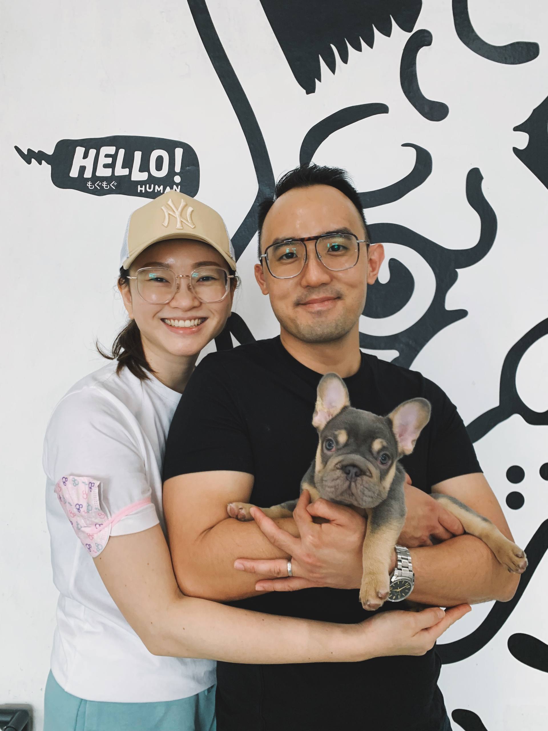 Hello Human puppies and kittens owner portrait 3
